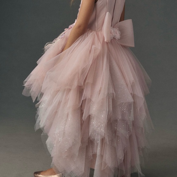 Princess Daliana High/low flower girl dress - Picture 5 of 8